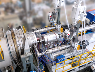 LSP -1600HDPE Three layer Solid Pipe Coextrusion Line