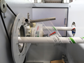 LSDP75PVC Dual Pipe Exutrusion Line withonline film wrapping