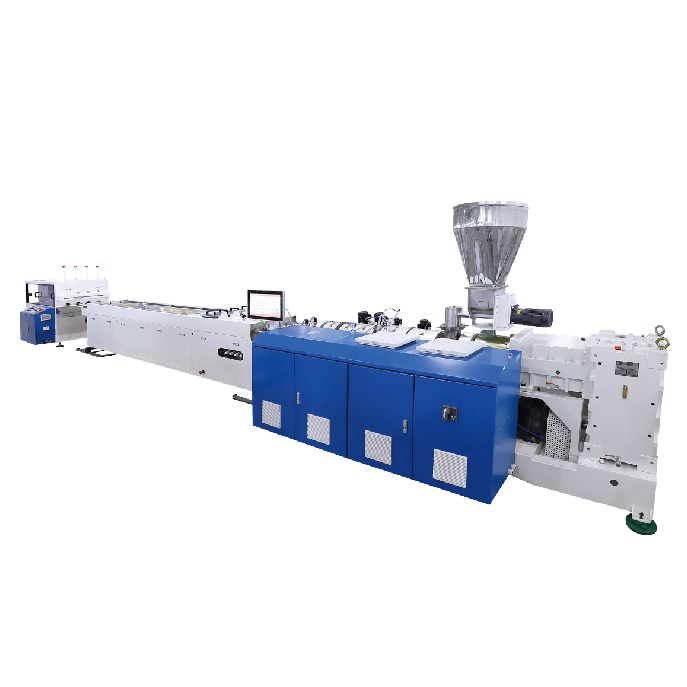 Four PVC Solid Pipe Line